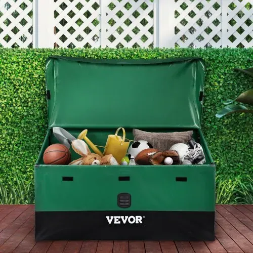 VEVOR 440L Aufbewahrungsbox für Außenbereich 122x63x75cm Auflagenbox aus PE-Plane auf industriellem Niveau Wasserdicht Luftdurchlässig Kissenbox Truhe Gartenbox Ideal für Pools Höfe Gärten Garagen – Bild 7
