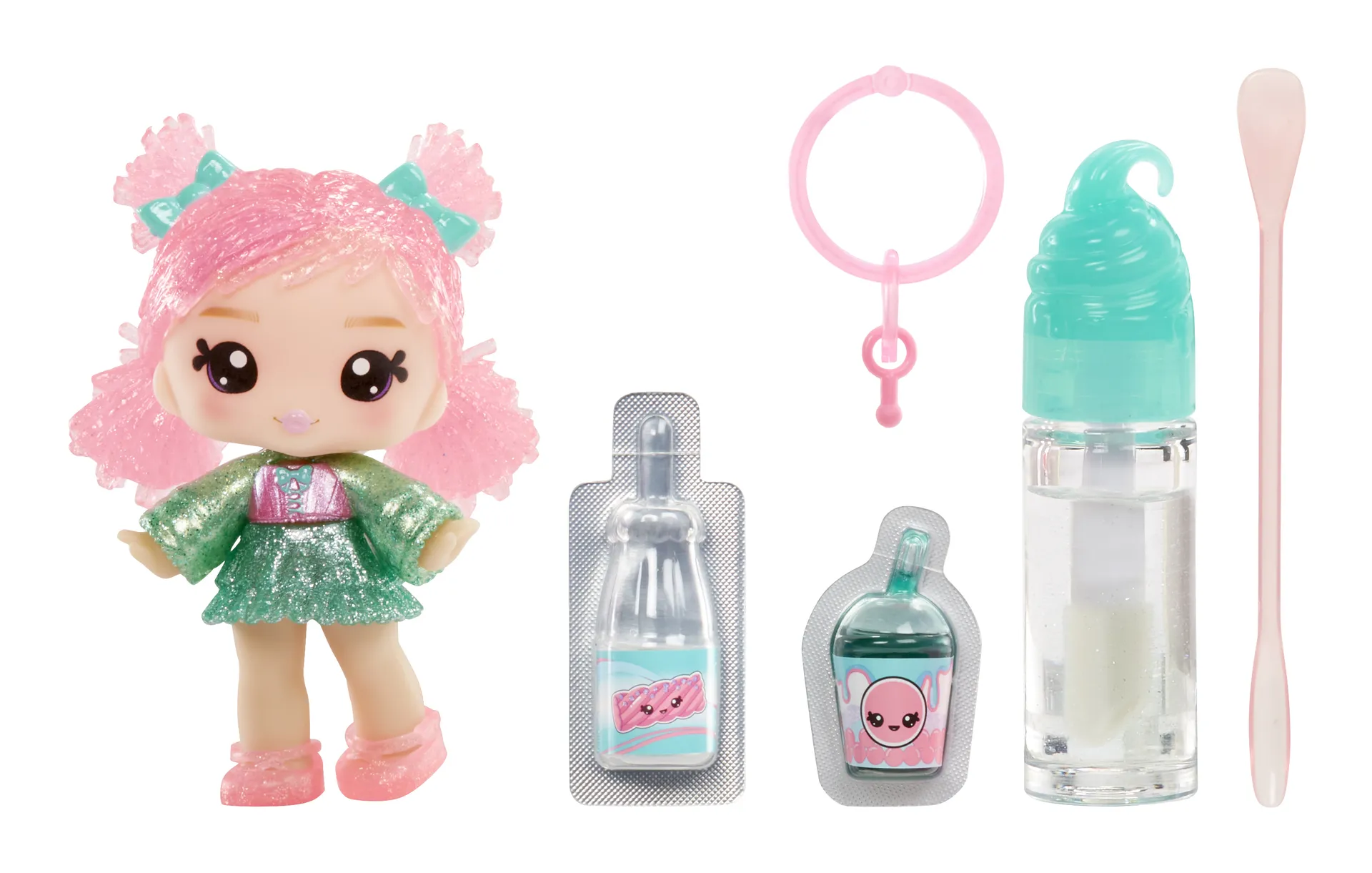 MGA Entertainment Yummiland Lip Gloss Doll Series 2- Licorice (Susie Sour Straw) – Bild 2