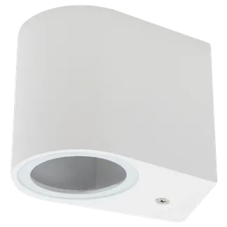 Wandleuchte McShine “Oval-W“ weiß, IP44, 1x GU10, Aluminium Gehäuse Wandleuchte McShine “Oval-W“ weiß, IP44, 1x GU10, Aluminium Gehäuse