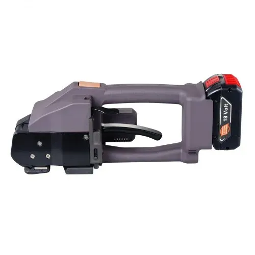 VEVOR Elektrische Umreifungsmaschine, für 0,39"-0,75" PP-PET-Bänder, tragbares elektrisches Umreifungswerkzeug mit Digitalanzeige, 2 x 4000 mAh batteriebetriebenes automatisches Umreifungswerkzeug für Verpackungskartonpaletten – Bild 8