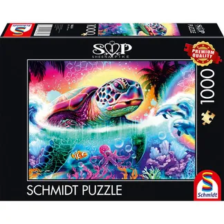 Sheena Pike: Neon-Schildkröte, Puzzle Sheena Pike: Neon-Schildkröte, Puzzle