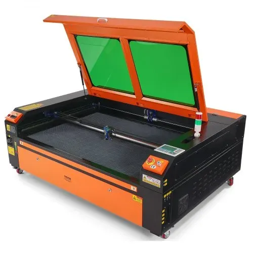 VEVOR 130W CO2-Lasergravierer, 900x1400mm, 500mm/s Laserschneidmaschine mit 2-Wege-Pass-Air-Assist, kompatibel mit LightBurn, CorelDRAW, AutoCAD, Windows, Mac OS, Linux, für Holz, Acryl, Stoff – Bild 8