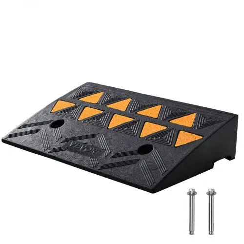 VEVOR Schwellenrampe Vollgummi Türschwellenrampe Max. Tragfähigkeit bis zu 15Tonnen Bordsteinrampe 50x30x10,8cm Rollstuhlrampe Auffahrrampe Gummirampe Geeignet für unebenen Boden Bordsteinkanten VEVOR Schwellenrampe Vollgummi Türschwellenrampe Max. Tragfähigkeit bis zu 15Tonnen Bordsteinrampe 50x30x10,8cm Rollstuhlrampe Auffahrrampe Gummirampe Geeignet für unebenen Boden Bordsteinkanten