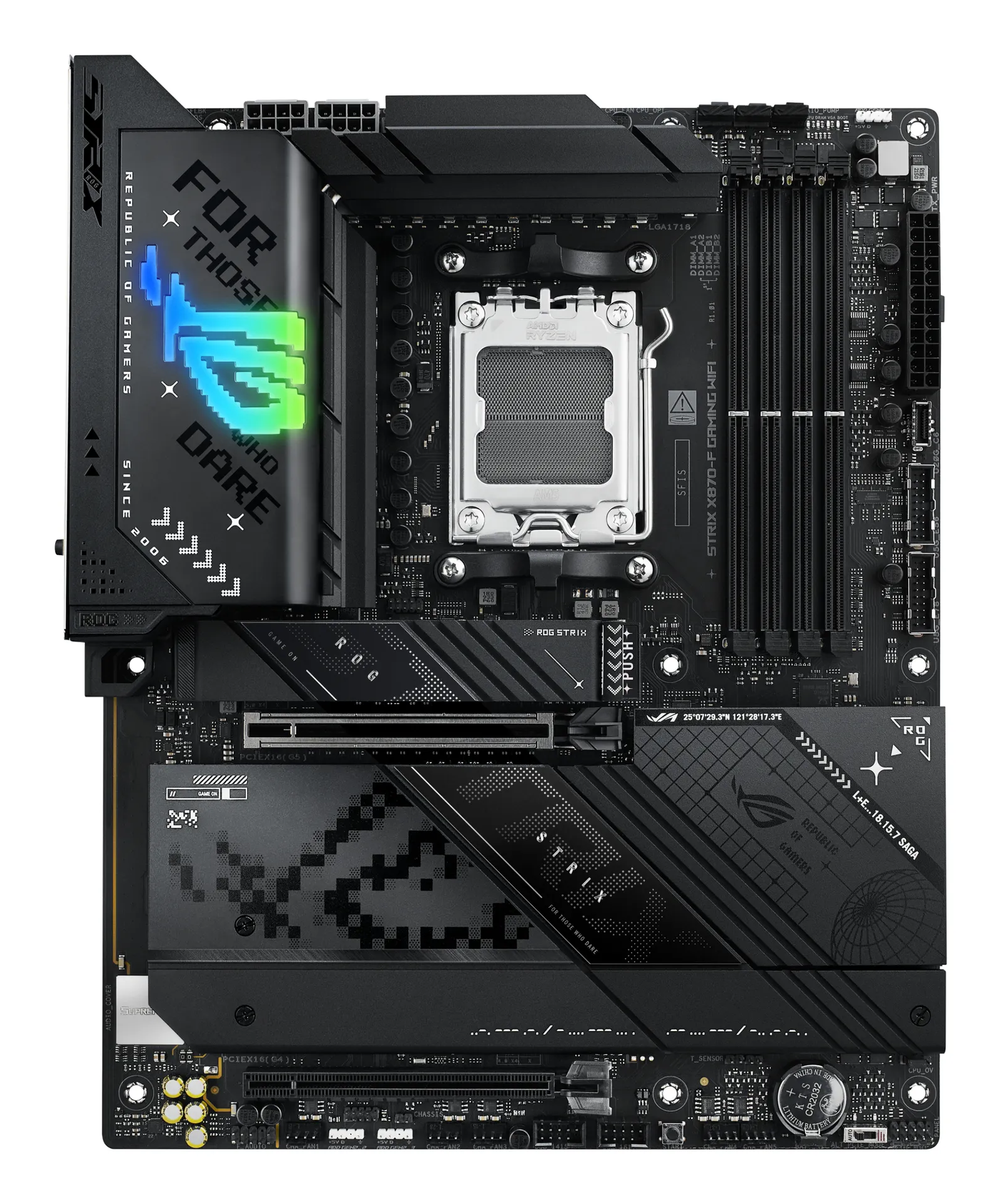ASUS ROG STRIX X870-F GAMING WIFI AMD X870 Sockel AM5 ATX – Bild 2