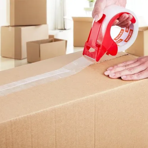 VEVOR Transparentes Packband, 76,2 mm Kern, 12er-Set 47,8 mm x 59,436 m Paketklebeband mit Spender, 0,068 mm Hochleistungs-Klebeband, ideal für Umzüge, Lagerung & Verpackung, Versand & Postversand – Bild 7