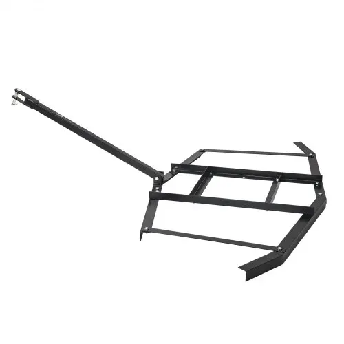 VEVOR Schleppegge, 167,6 cm breite, Q235 Stahl-Wiesenegge mit verstellbaren Stangen & Bolzenkupplung, Tragkraft bis zu 22,7 kg, Wiesenschleppe für Geländefahrzeuge, UTVs, Garten- & Rasentraktoren – Bild 8