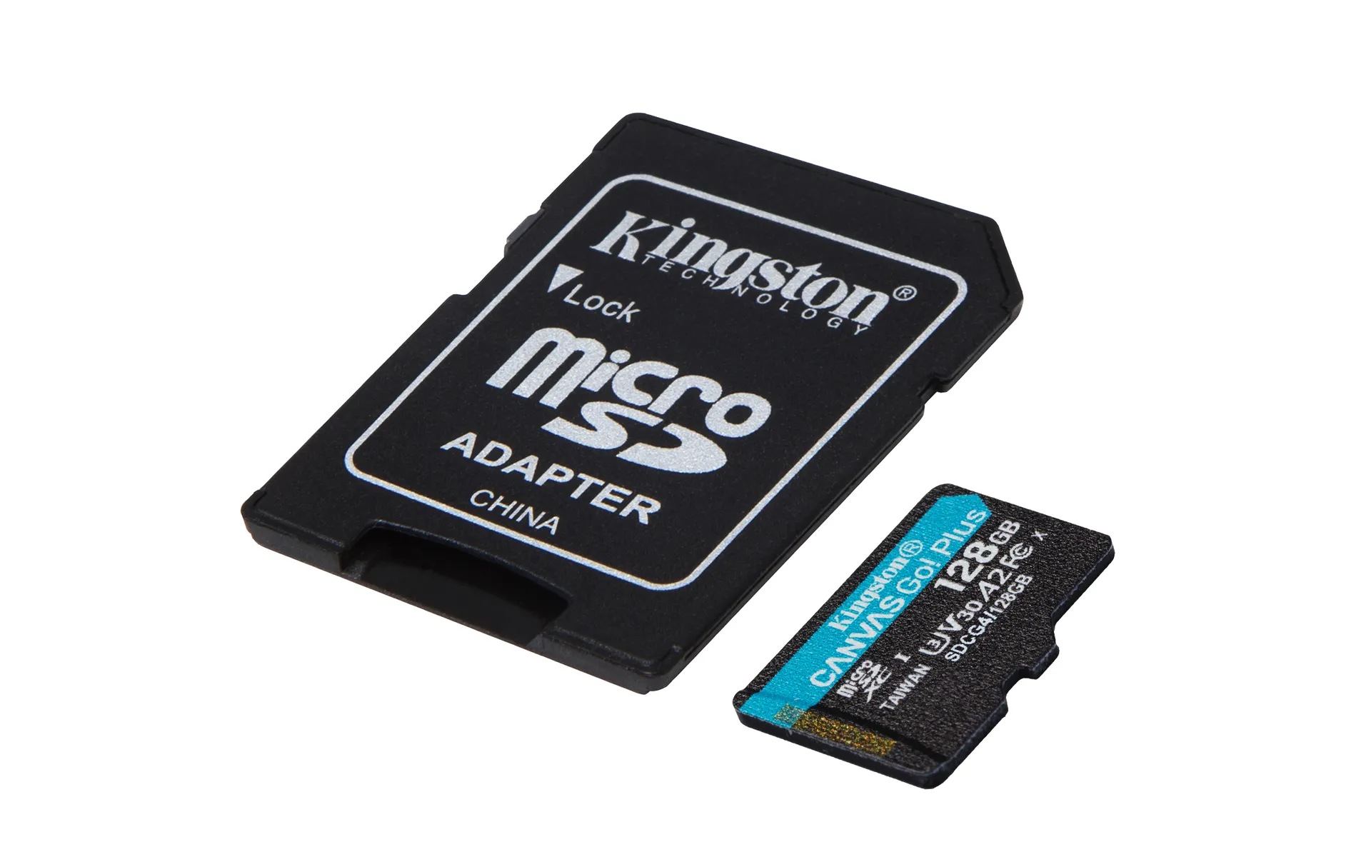 Kingston Technology 128GB microSDXC Canvas Go Plus Gen4 200 MB/s A2 U3 V30-Karte + Adapter – Bild 3