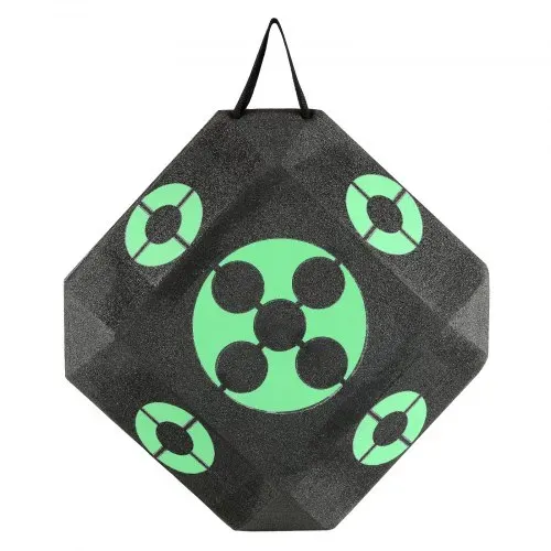VEVOR 381 x 381 x 381 mm Zielscheibe Bogenschießen, Würfel Bogenziel für Recurvebogen Compoundbogen oder Langbogen, Tragbares Bogenpfeilziel für Kinder Jugend Erwachsene Bogenschießeneiß Schwarz – Bild 8