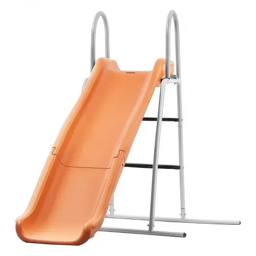 VEVOR Wasserrutsche Freistehend 165 cm Gartenrutsche für Kinder, Poolrutsche mit Integriertem, Verstellbarem Sprinkler, Kletterleiter und Bodenschutzmatte, Kinderrutsche aus Metall und Kunststoff – Bild 8