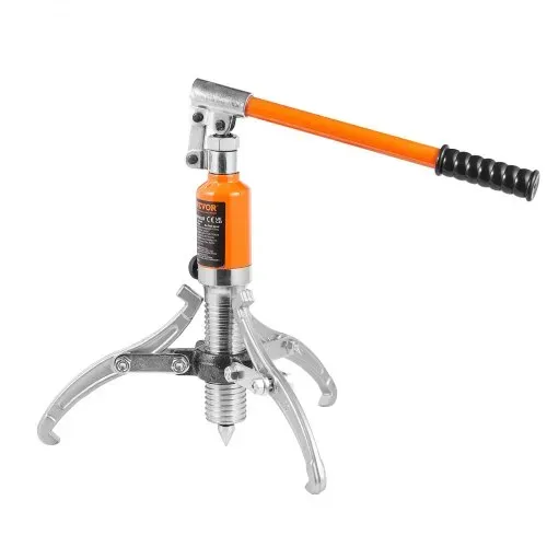 VEVOR Hydraulischer Zahnradabzieher, 5 t Maximale Kapazität, Radlager-Abziehtrenner, 2- oder 3-Backen-Abzieher, Vertikal & Horizontal, 228,6 mm Backen-Hydraulikabzieher mit Koffer zum Ziehen – Bild 9