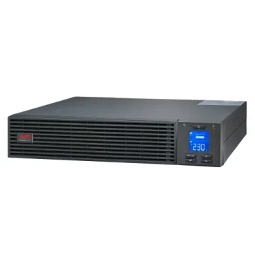 APC Easy UPS On-Line, 1000VA/900W, Rackmontage 2HE, 230V, 3x IEC C13 Ausgänge, Intelligenter Kartensteckplatz, LCD, mit Rackmontagekit APC Easy UPS On-Line, 1000VA/900W, Rackmontage 2HE, 230V, 3x IEC C13 Ausgänge, Intelligenter Kartensteckplatz, LCD, mit Rackmontagekit