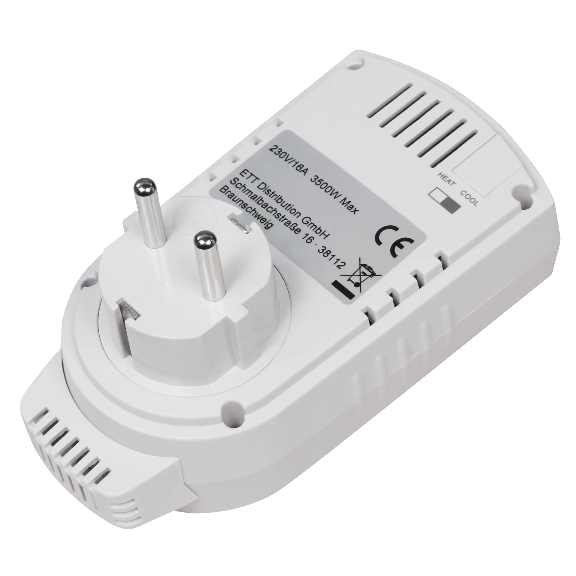 Steckdosen-Thermostat McPower ''TCU-440'' 5-30°C, 3500W, 230V, Kabel + Außenfühler – Bild 3