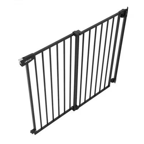 VEVOR Treppenschutzgitter 720–1085 mm Verstellbare Breite, 920 mm Hohes Türschutzgitter, Kindergitter mit Bohrset (ohne Bodenstange), Kinderschutzgitter für Treppen, Türrahmen & Wohnräume, Schwarz – Bild 10