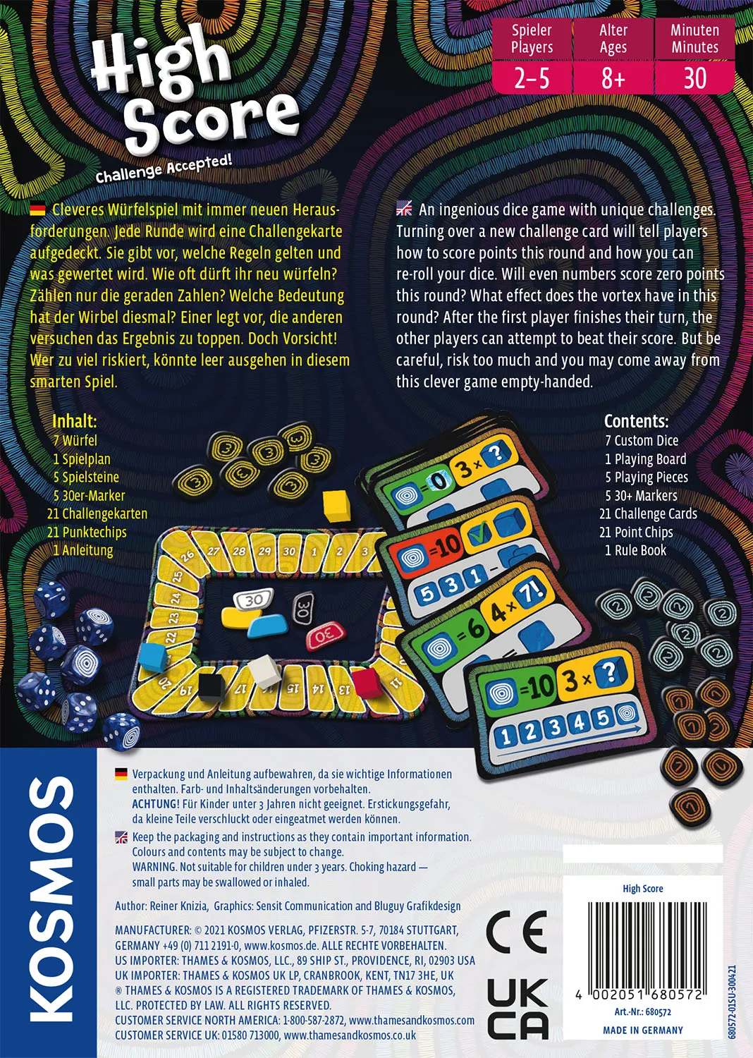 Kosmos High Score Kartenspiel Glücksspiel – Bild 2