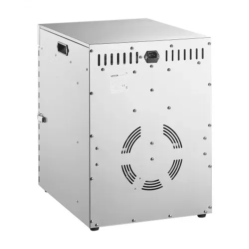 VEVOR Dörrgerät Dörrautomat 12 Edelstahlschalen, elektrischer 800 W Futtertrockner mit einstellbarer Temperatur, Gefriertrockner für Trockenfleisch Fleisch Obst Gemüse Kräuter Hundeleckerlis – Bild 9