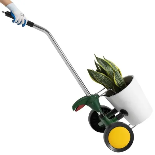 VEVOR Garten Topftransporter, robuster Topftransportwagen mit verstellbarem Greifarm, max. 65 kg Tragkraft, Pflanzenwagen mit Saugnapf & sicherem Verschluss, geeignet für den Innen- & Außenbereich VEVOR Garten Topftransporter, robuster Topftransportwagen mit verstellbarem Greifarm, max. 65 kg Tragkraft, Pflanzenwagen mit Saugnapf & sicherem Verschluss, geeignet für den Innen- & Außenbereich