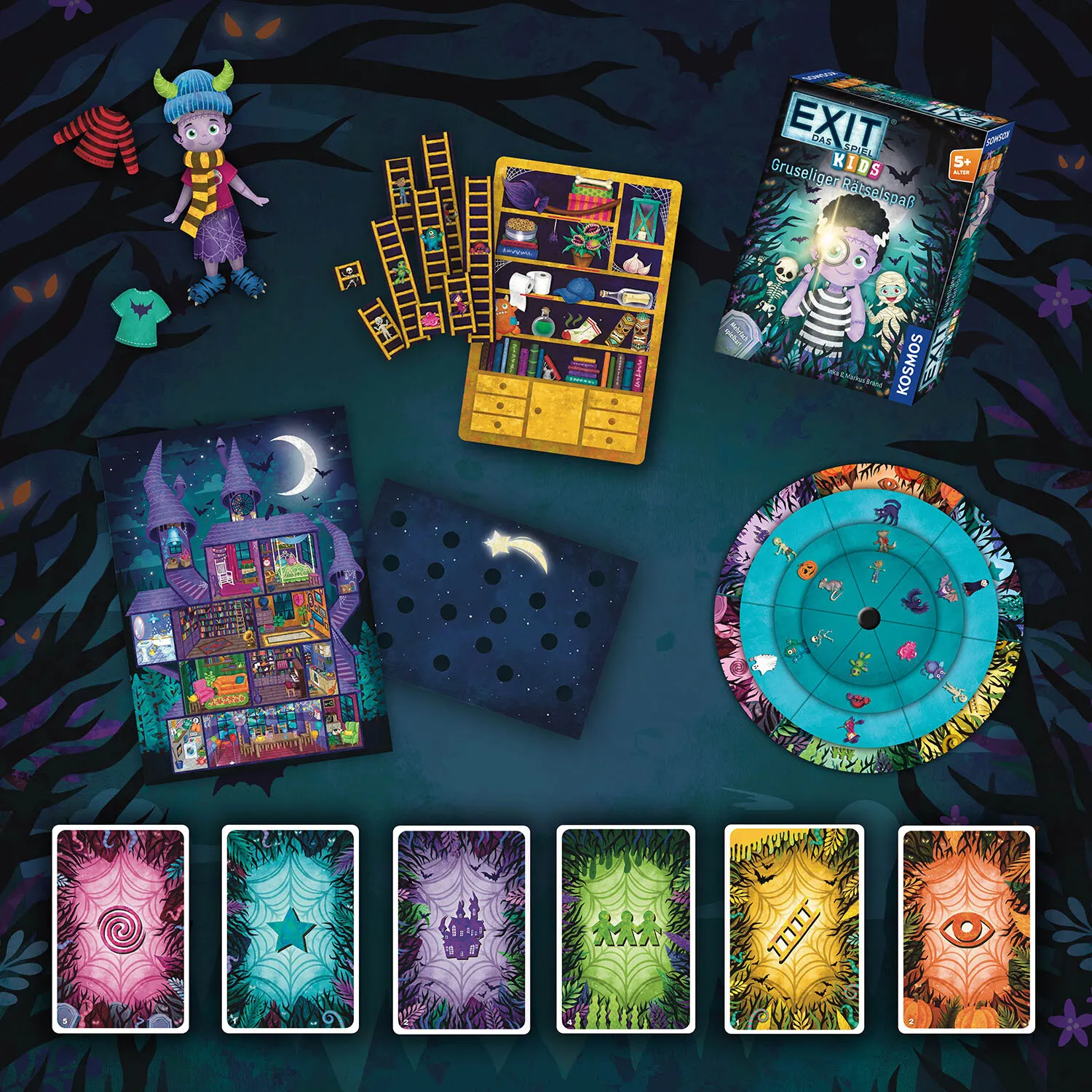 Kosmos EXIT - Das Spiel - Kids: Gruseliger Rätselspaß – Bild 3