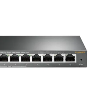 TP-Link 8-Port Gigabit Easy Smart Switch mit 4-Port PoE+ TP-Link 8-Port Gigabit Easy Smart Switch mit 4-Port PoE+