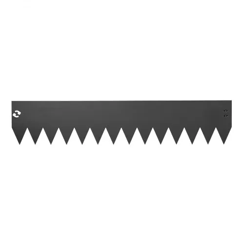 VEVOR Rasenkante 6er-Pack 1016x203 mm, Beeteinfassung mit 6 Befestigungsclips, Biegsame Rasenbleche aus Verzinktem Stahl, Mähkante, Palisade Beetumrandung für Blumenbeete & Gartenwege, Schwarz – Bild 9