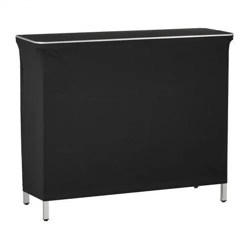 VEVOR Messetheke Klappbar 1100x385x885 mm, Empfangstheke mit Tragetasche & 2 Regalböden, Rezeptionstheke, Messestand, Bartisch, Faltbare Mobile Barstation für Veranstaltungen, Partys & Messen – Bild 9