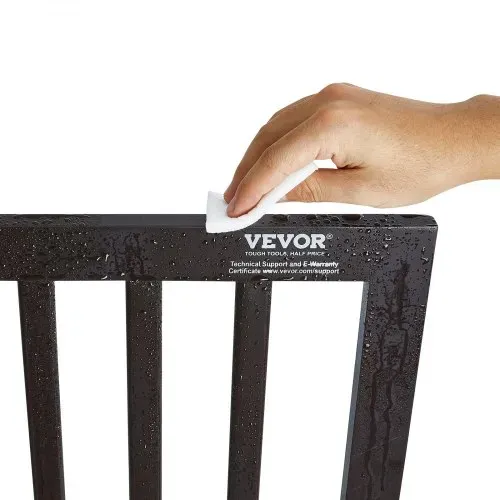 VEVOR Freistehendes Hundetor, Haustiertor, 508 x 610 mm Türschutzgitter 3-Platten-Faltbares Hundetor für Breite & Schmale Durchgänge, Erweiterbare Klappbare Hundebarriere, Braunes Treppenschutzgitter – Bild 8