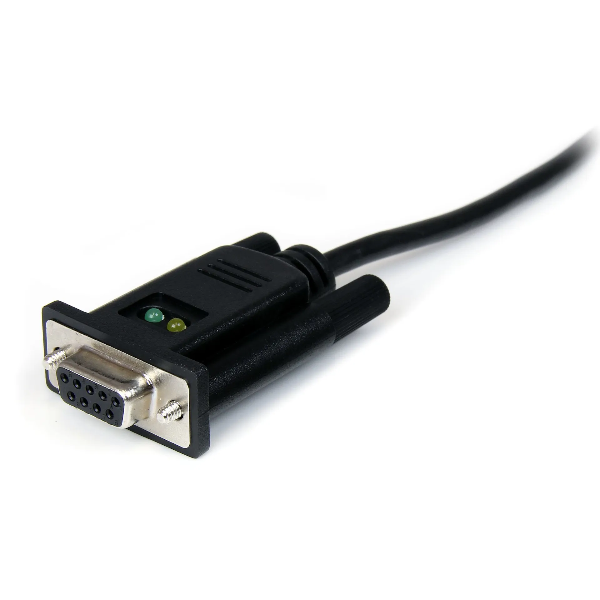 StarTech.com USB auf Seriell RS232 Adapter - DB9 Seriell DCE Adapter Kabel mit FTDI - Null Modem - USB 1.1 / 2.0 - USB Busbetrieben – Bild 2