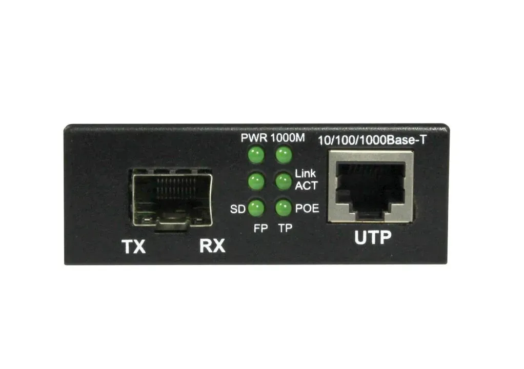ALLNET Medienkonverter PoE (15,4W/30W) auf 1000BASE-SX/LX Single-/ Multimode SFP Mini-GBIC Anschluss "ALL-MC202P-SFP1-PoE" – Bild 4