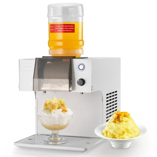 VEVOR Schneeflocken-Eismaschine, 60 kg/Tag Eis-Rasiermaschine, Eisrasierer mit Edelstahlklinge, elektrischer Bingsu-Maschine mit 1,8 L Tank, 90-s-Schnellkühlung, für Zuhause kleine Veranstaltung VEVOR Schneeflocken-Eismaschine, 60 kg/Tag Eis-Rasiermaschine, Eisrasierer mit Edelstahlklinge, elektrischer Bingsu-Maschine mit 1,8 L Tank, 90-s-Schnellkühlung, für Zuhause kleine Veranstaltung