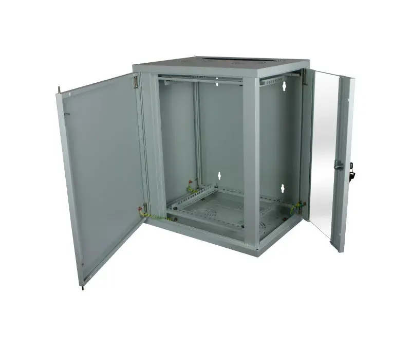 ALLNET 19"Wandgehäuse, 5HE, Vertikal, T370, Lichtgrau, SMH-Serie, – Bild 3