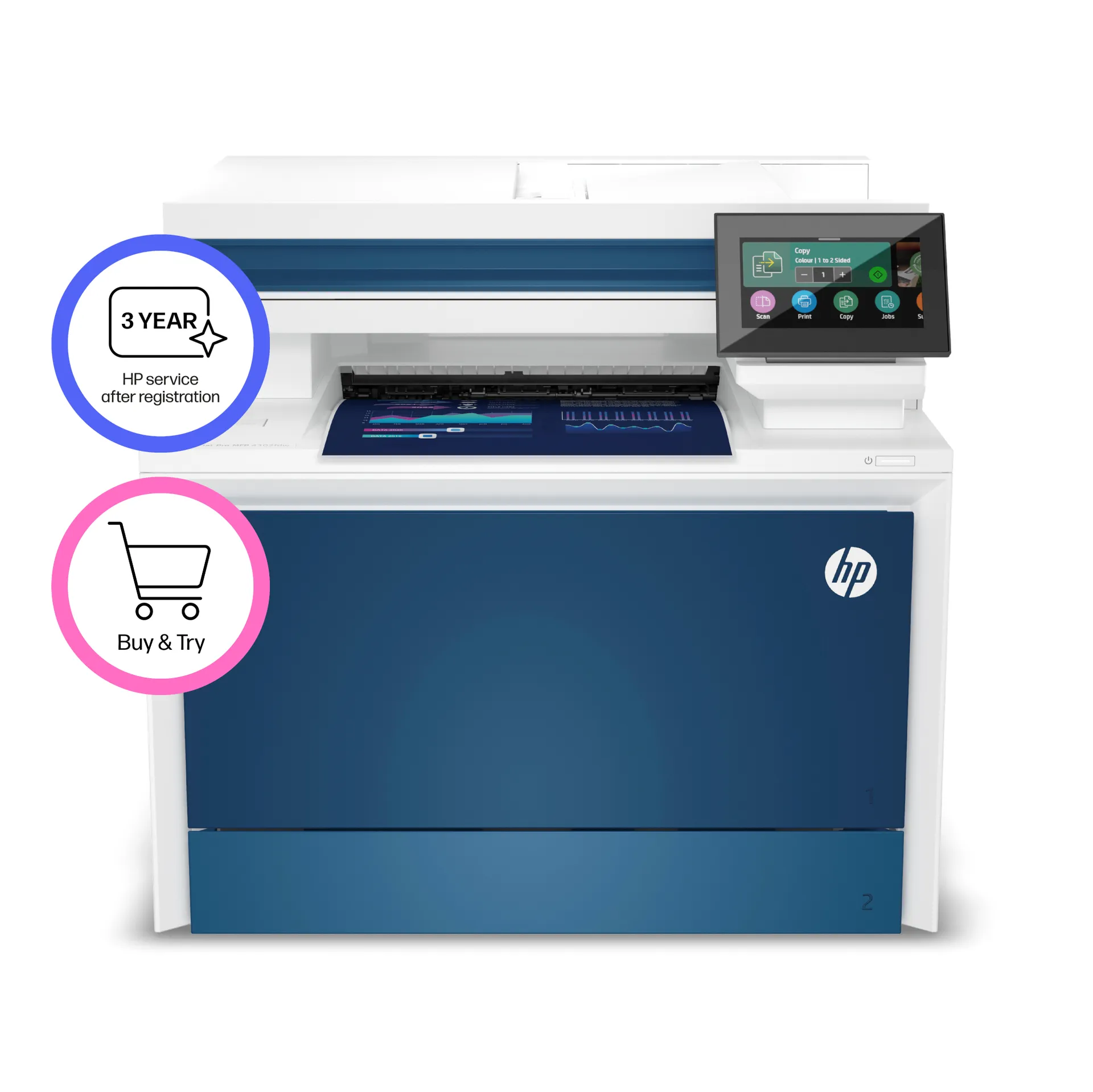 HP Color LaserJet Pro MFP 4302fdw Drucker – Bild 2