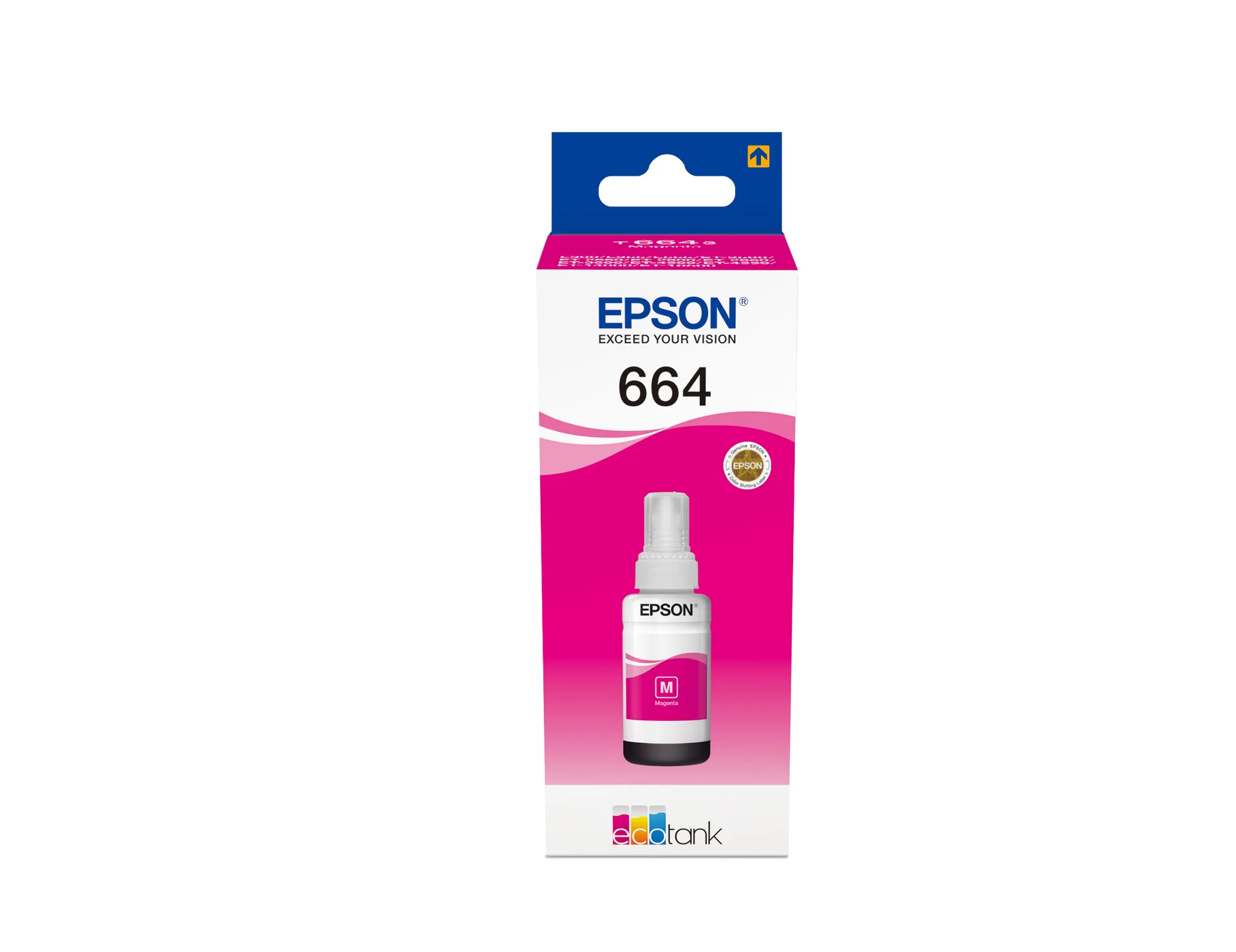Epson 664 Ecotank Magenta ink bottle (70ml) Epson 664 Ecotank Magenta ink bottle (70ml)