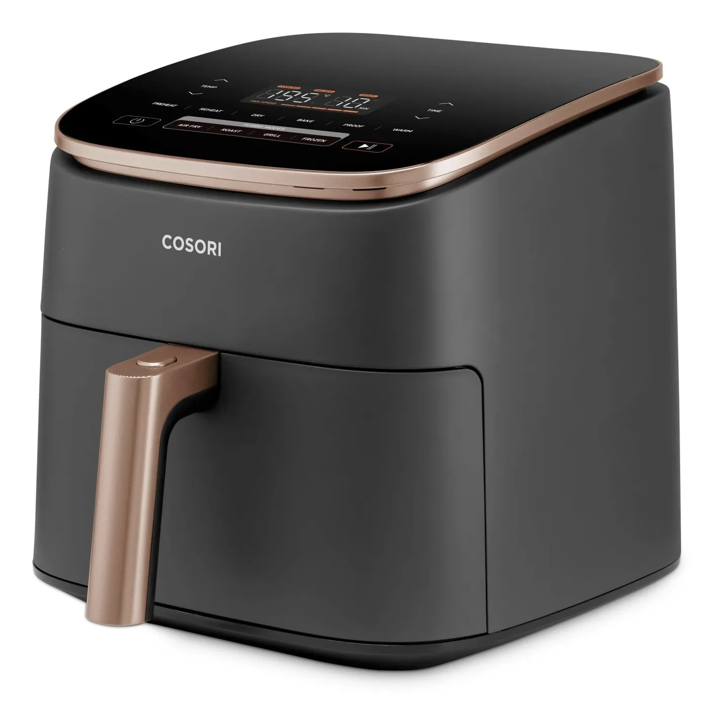 Cosori Turbo Blaze Chef Edition Einzelbild 6 l Eigenständig 1725 W Heißluftfritteuse Schwarz, Rosa-Goldfarben – Bild 4