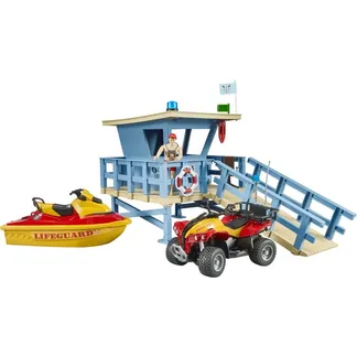 bworld Life Guard Station mit Quad und Personal Water Craft, Spielfigur bworld Life Guard Station mit Quad und Personal Water Craft, Spielfigur