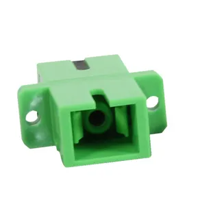 LWL-Kupplung,SC(APC)-Buchse/SC(APC)-Buchse, 9/125u Singlemode, simplex, PVC, Keramikhülse, mit Flansch, Synergy 21 LWL-Kupplung,SC(APC)-Buchse/SC(APC)-Buchse, 9/125u Singlemode, simplex, PVC, Keramikhülse, mit Flansch, Synergy 21