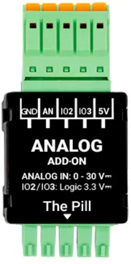 Shelly · The Pill · "Analog 0-30 V Add-on" – Bild 2