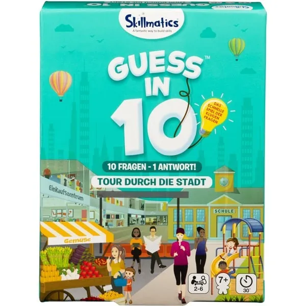 Guess in 10 - Ratespiel "Tour durch die Stadt" - Mit 10 Fragen zur Antwort (deutsche Ausgabe), Quizspiel – Bild 2