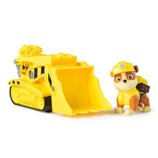 PAW Patrol – Rubble-Figur mit Bulldozer-Baufahrzeug, stabiles Basis-Fahrzeug (2025), authentisches Spielzeug zur Serie für Kinder ab 3 Jahren PAW Patrol – Rubble-Figur mit Bulldozer-Baufahrzeug, stabiles Basis-Fahrzeug (2025), authentisches Spielzeug zur Serie für Kinder ab 3 Jahren