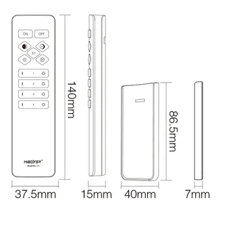 Synergy 21 LED Fernbedienung 2,4GHz 4 Zonen dual white (CCT) *Milight/Miboxer* (w) Synergy 21 LED Fernbedienung 2,4GHz 4 Zonen dual white (CCT) *Milight/Miboxer* (w)
