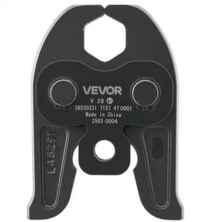 VEVOR V28 Pressbacke, 28 mm Pressbacke für V-förmige Edelstahlrohre, Crimpbacken aus Stahl, kompatibel mit 32NK Standard-Presswerkzeugen, Heizungs-, Lüftungs- und Klimasysteme, Gasleitungen VEVOR V28 Pressbacke, 28 mm Pressbacke für V-förmige Edelstahlrohre, Crimpbacken aus Stahl, kompatibel mit 32NK Standard-Presswerkzeugen, Heizungs-, Lüftungs- und Klimasysteme, Gasleitungen