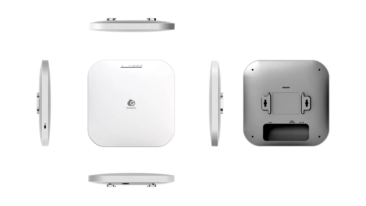 EnGenius Wireless AP WIFI6E • AX8400 • 4x4x4 • Indoor • 5 GbE PoE+ • ECW336 • EnGenius Cloud – Bild 2