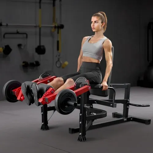 VEVOR Beinstrecker und Curl-Maschine, sitzende Bein-Drehstrecker für die Oberschenkel, verstellbares Gerät für Spezialübungen des Unterkörpers, Heim-Fitnessstudio Trainingsbank (317 kg belastbar) – Bild 7