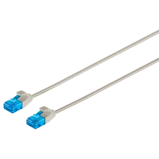 Patchkabel Cat.6 U/UTP slim, grau, 2m Patchkabel Cat.6 U/UTP slim, grau, 2m
