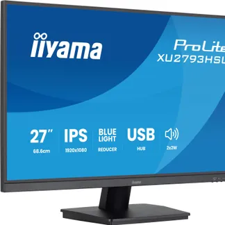 iiyama ProLite XU2793HSU-B7 Computerbildschirm 68,6 cm (27″) 1920 x 1080 Pixel Full HD LED Schwarz iiyama ProLite XU2793HSU-B7 Computerbildschirm 68,6 cm (27″) 1920 x 1080 Pixel Full HD LED Schwarz