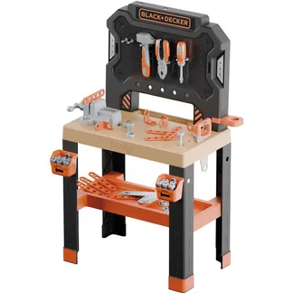 Smoby Black+Decker Werkbank, Kinderwerkzeug Smoby Black+Decker Werkbank, Kinderwerkzeug