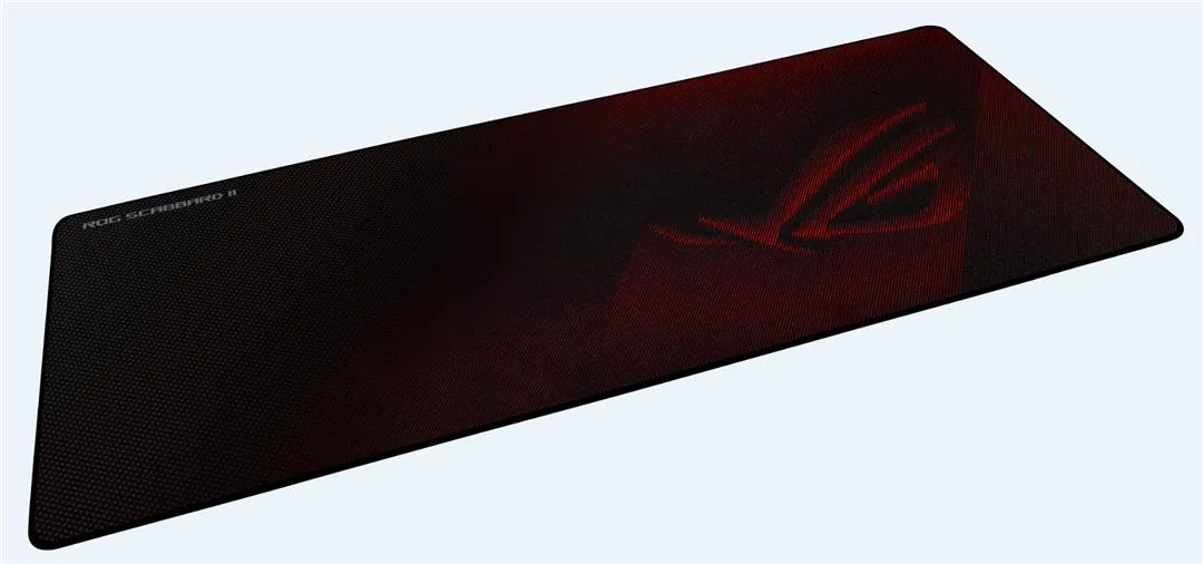 ASUS ROG Strix Scabbard II Gaming-Mauspad Schwarz, Rot – Bild 3