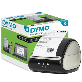 DYMO LabelWriter 5XL Etikettendrucker | automatische Etikettenerkennung | Beschriftungsgerätdas extrabreite Versandetiketten von AmazonDHL und mehr druckt | ideal für E-Commerce | EU-Stecker DYMO LabelWriter 5XL Etikettendrucker | automatische Etikettenerkennung | Beschriftungsgerätdas extrabreite Versandetiketten von AmazonDHL und mehr druckt | ideal für E-Commerce | EU-Stecker