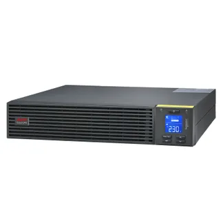 APC Easy UPS On-Line, 3kVA/2700W, Rackmontage 2HE, 230V, 6x IEC C13 + 1x IEC C19 Ausgänge, Intelligenter Kartensteckplatz, LCD, ohne Rackmontagekit APC Easy UPS On-Line, 3kVA/2700W, Rackmontage 2HE, 230V, 6x IEC C13 + 1x IEC C19 Ausgänge, Intelligenter Kartensteckplatz, LCD, ohne Rackmontagekit