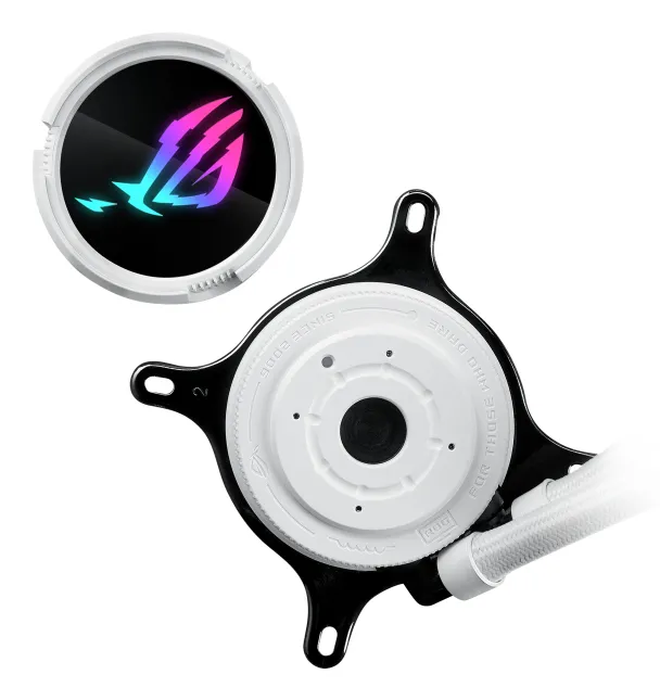 ASUS ROG Strix LC III 240 ARGB White Edition Prozessor Flüssigkeitskühlung 12 cm Weiß – Bild 4