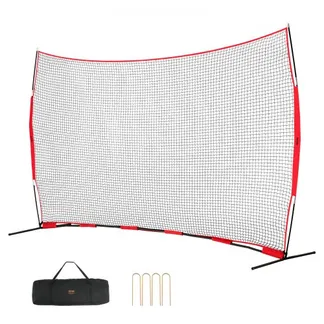 VEVOR Barrikaden-Backstop-Netz, Ballsport-Absperrnetz, 507 x 140 x 312 cm Tragbare Übungsausrüstung mit Tragetasche, Schutzschirm für Baseball, Softball, Fußball Training für den Garten VEVOR Barrikaden-Backstop-Netz, Ballsport-Absperrnetz, 507 x 140 x 312 cm Tragbare Übungsausrüstung mit Tragetasche, Schutzschirm für Baseball, Softball, Fußball Training für den Garten