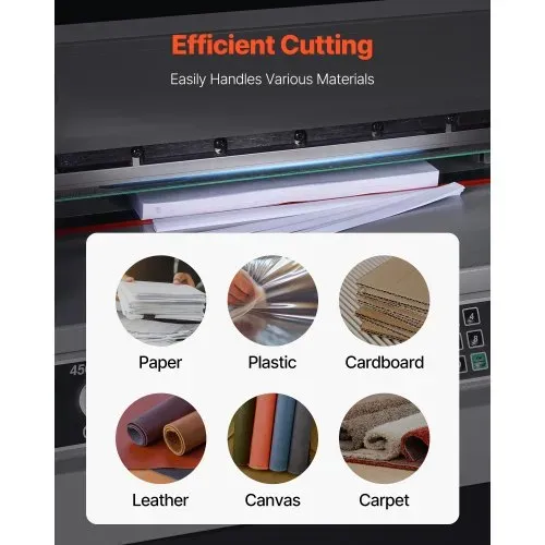 VEVOR Papierschneiderklinge Hochleistungsstahlklinge Ersatz passend für professionellen Cutter G450VS+, Ersatzklinge für Papierschneidemaschine (503 x 43 x 6 mm) – Bild 3